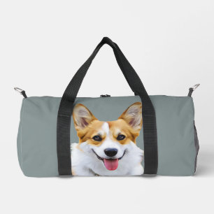 Aangepaste Welsh Corgi Dog gepersonaliseerde teken Plunjezak