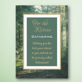 Aangepaste wensen met pensioen! Pensionering Kaart