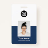 Aangepaste werknemer foto bedrijf beveiligings-ID Badge (Voorkant)