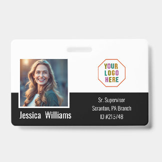 Aangepaste werknemer foto-id bedrijf badge