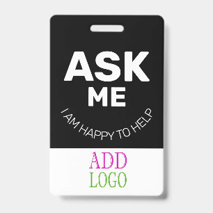 Aangepaste Werknemer - Fotopas- Naam ID Badge