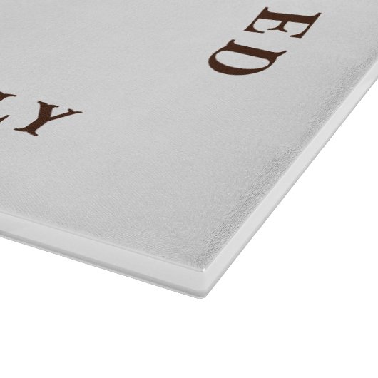 Aangepaste Westerne Bloemenstier Schedel Snijplank (Hoek)