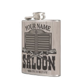 Aangepaste Westerne riftbout Pistolen Oude balie Heupfles (Links)