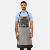 Aangepaste Westerne riftbout Pistolen Oude balie Schort (Gedragen)