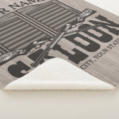 Aangepaste Westerne riftbout Pistolen Oude balie Sherpa Deken (3/4)