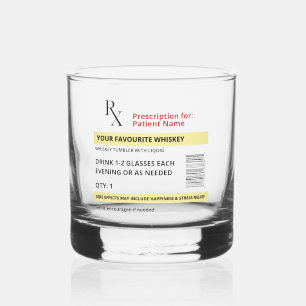 Aangepaste Whiskey Voorschrift Tumbler Whisky Glas