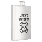 Aangepaste whiskyfles met schedel en botten flacon (Rechts)