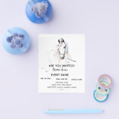 Aangepaste whitepaard flyer (Enkel)