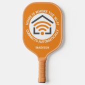 Aangepaste Wi-Fi-thuisnaam Pickleball Paddle (Achterkant)