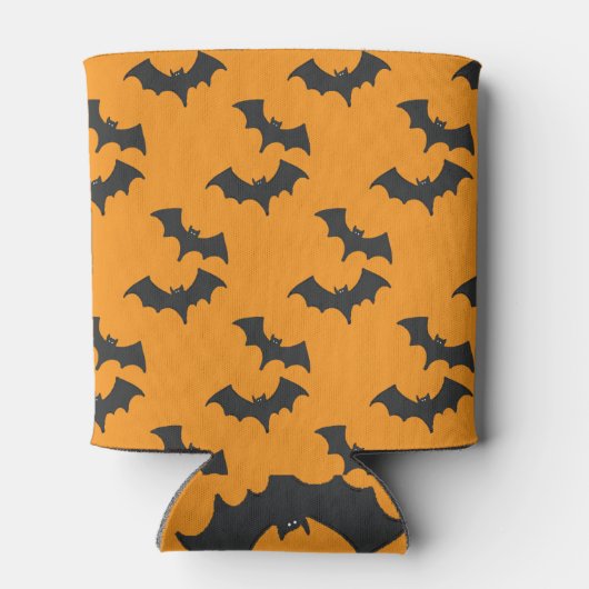 Aangepaste Wicked Spooky Halloween Bats Design Bee Blikjeskoeler (Achterkant)
