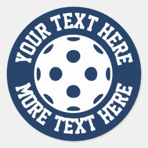 Aangepaste wiffball stickers van feestdagen