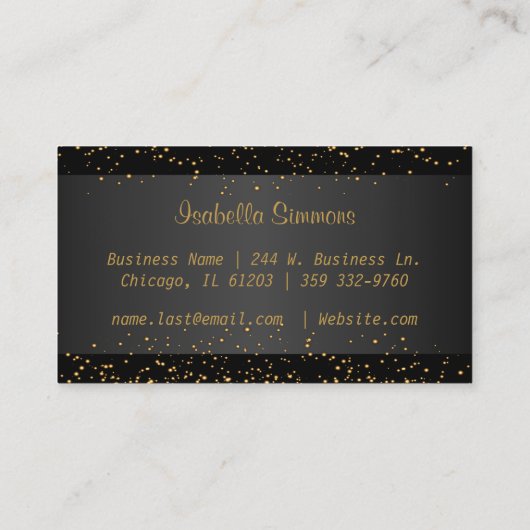 Aangepaste wijn en lips visitekaartje (Achterkant)