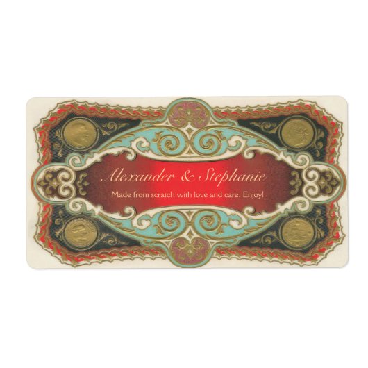 Aangepaste wijn of Craft Label (Voorkant)