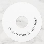 Aangepaste wijnglas Labels (set van 12) (Voorkant)