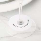 Aangepaste wijnglas Labels (set van 12) (Dichtbij)