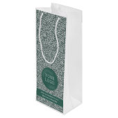 Aangepaste wijntassen met bedrijfscolletjes wijn cadeautas (Achterkant Gekanteld)