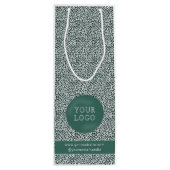 Aangepaste wijntassen met bedrijfscolletjes wijn cadeautas (Achterkant)