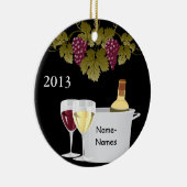 AANGEPASTE WIJNVERLIEZEN 2014 KERAMISCH ORNAMENT (Rechts)