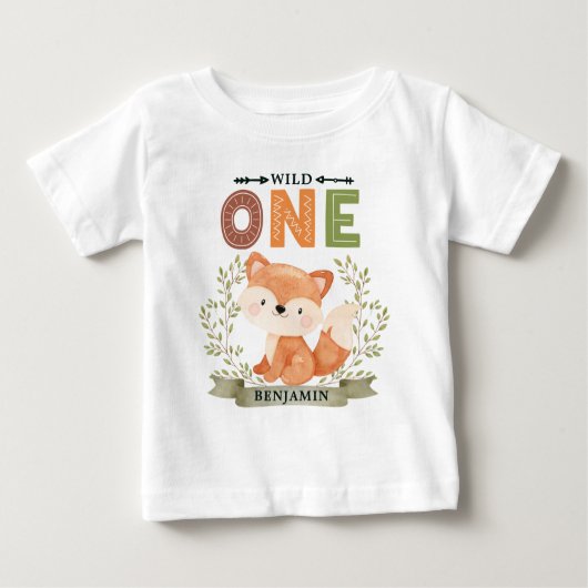 Aangepaste WILD One First Forest Fox (Voorkant)