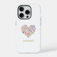 Aangepaste Wilde Bloemen Hart Naam