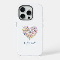 Aangepaste Wilde Bloemen Hart Naam