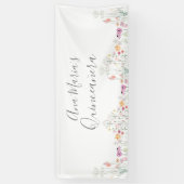 Aangepaste wilde bloemen spandoek (Verticaal)