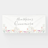 Aangepaste wilde bloemen spandoek (Horizontaal)