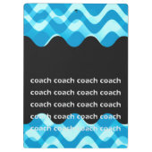 Aangepaste wim-coach of duikcoach klembord (Achterkant)