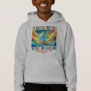 Aangepaste Windsurfen Surfer Locatie Datum Naam