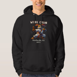 Aangepaste Wing Chun Martial Arts Locatie Datum Na Hoodie