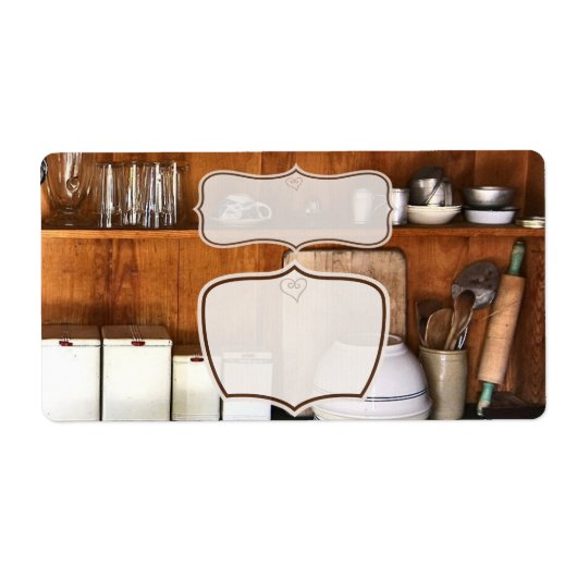 Aangepaste winkel / Bake Shop Sticker Labels (Voorkant)