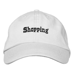 Aangepaste winkel zwarte kleur tekst witte petten 