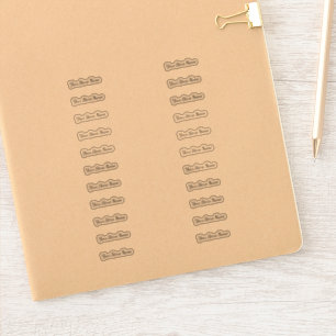 Aangepaste winkelnaam Multi Sticker