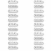 Aangepaste winkelnaam Multi Sticker (Voorkant)