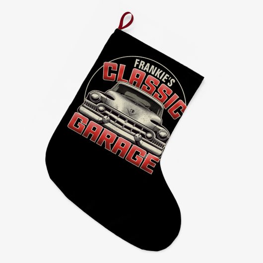 Aangepaste winkels met speciale naam Klassieke aut Grote Kerstsok (Voorkant (Hangend))