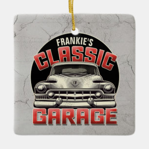 Aangepaste winkels met speciale naam Klassieke aut Keramisch Ornament