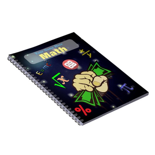 Aangepaste Wiskunde NoteBook Notitieboek (Rechterzijde)