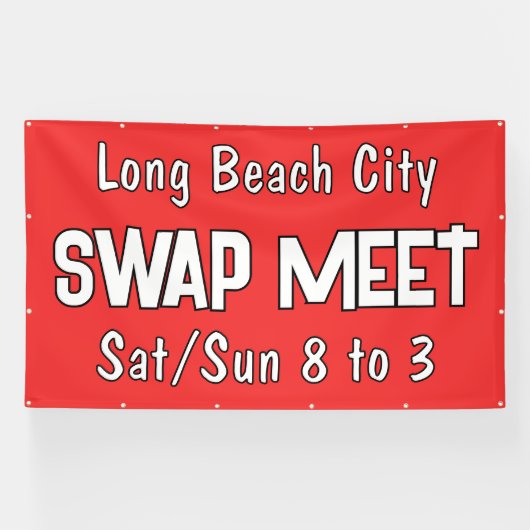 Aangepaste wisselbanner spandoek (Horizontaal)