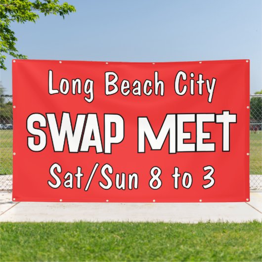 Aangepaste wisselbanner spandoek (Buitenkant)