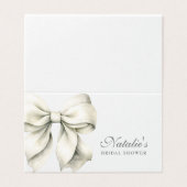 Aangepaste witte boog Vrijgezellenfeest Fancy plaa Kaart (Buitenkant ongevouwen)