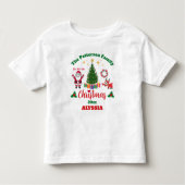 Aangepaste witte familie Kerstmis Sinterklaas rend Kinder Shirts (Voorkant)