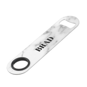 Aangepaste witte marmer Pro Speed flesopener Flessenopener