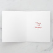 Aangepaste witte strepen en Chevrons op rood Kaart (Binnen)