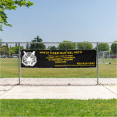 Aangepaste Witte tijger Martial Arts aanpassen Spandoek (Insitu)