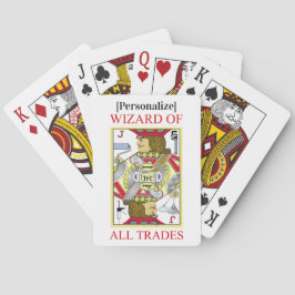 Aangepaste wizard voor alle handelskaarten pokerkaarten