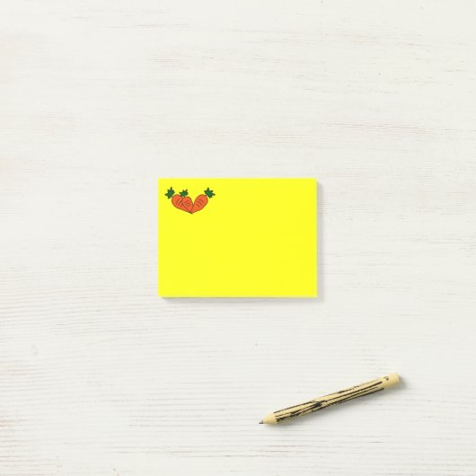 Aangepaste wortelpost-it-Note Post-it® Notes (Op bureau)