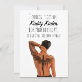 Aangepaste Xaddy Xaden Bookish Funny Verjaardag Ka Feestdagenkaart (Voorkant)