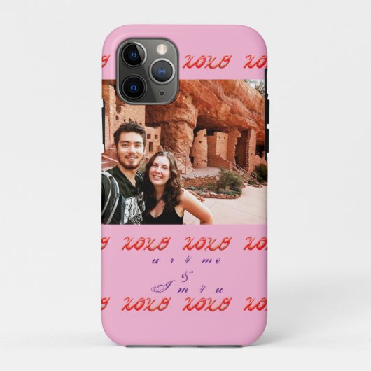 Aangepaste XOXO-foto Case-Mate iPhone Case (Achterkant)