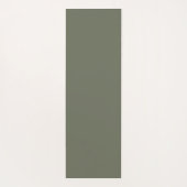 Aangepaste Yoga Mat – Moss Green Split Design (Achterkant)