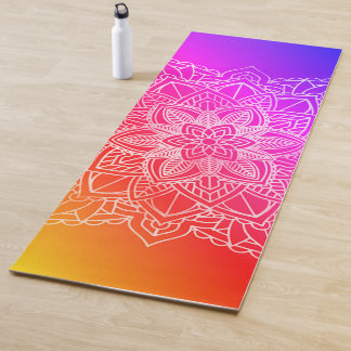 Aangepaste yogamat mandala